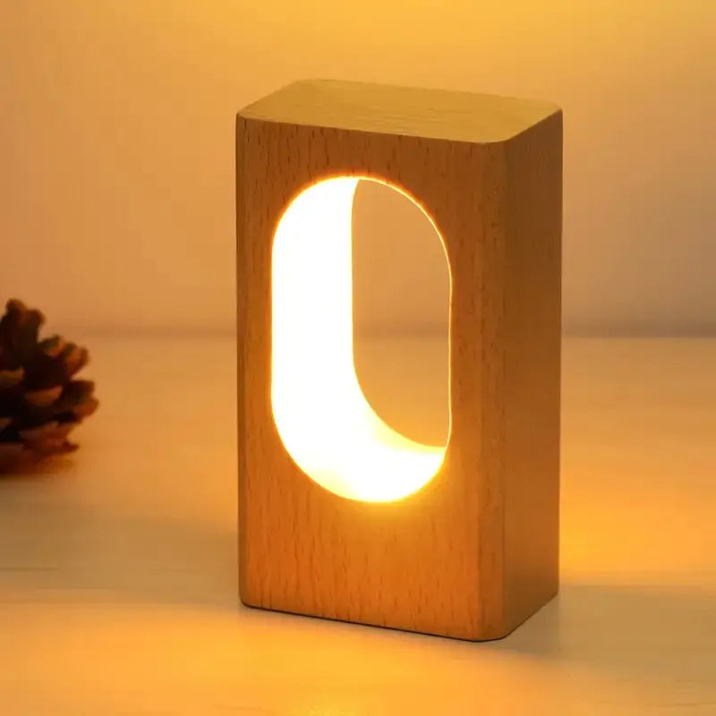 Wood Desk Lamp