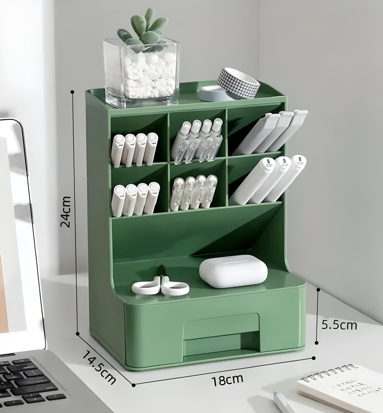 Incline Pen Holder Desk Organizer
