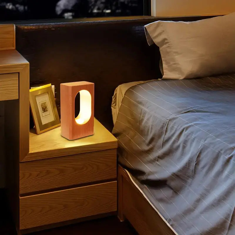 Wood Desk Lamp