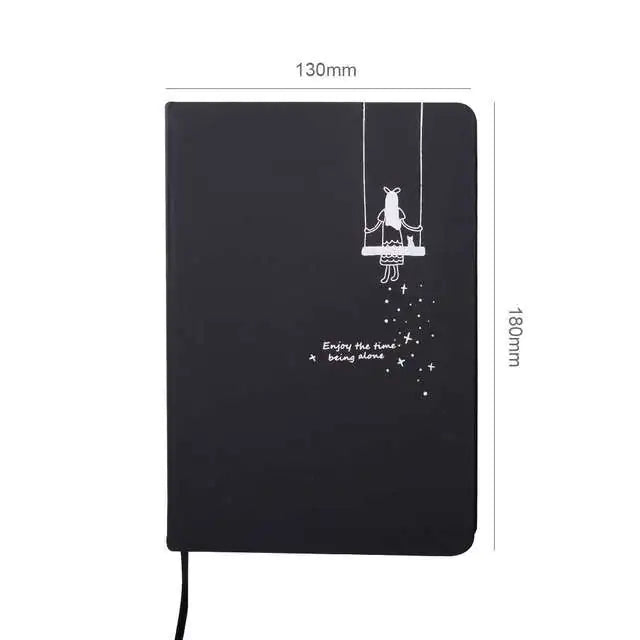 Starry Sky - Black Paper Notebook