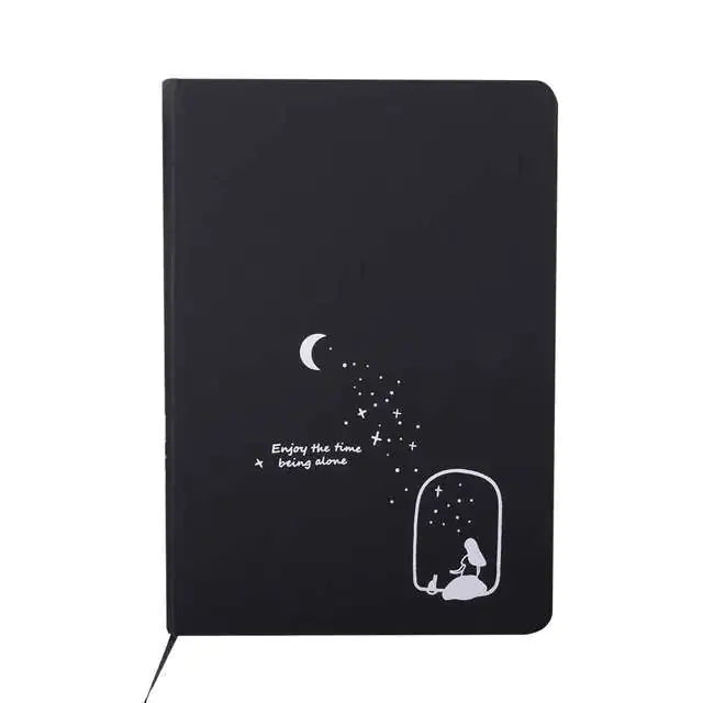 Starry Sky - Black Paper Notebook