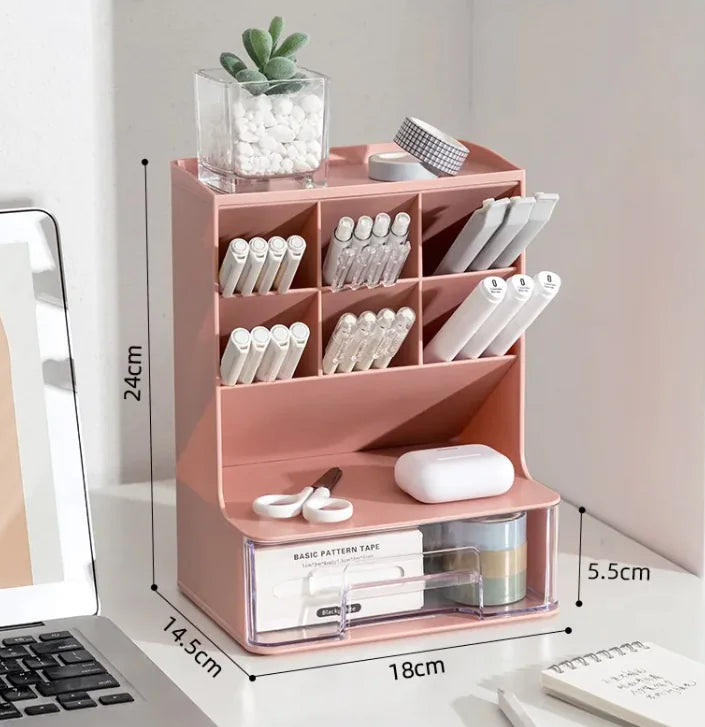Incline Pen Holder Desk Organizer