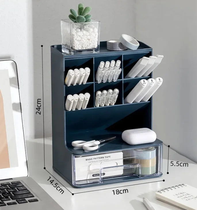 Incline Pen Holder Desk Organizer