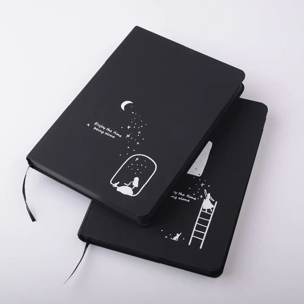 Starry Sky - Black Paper Notebook