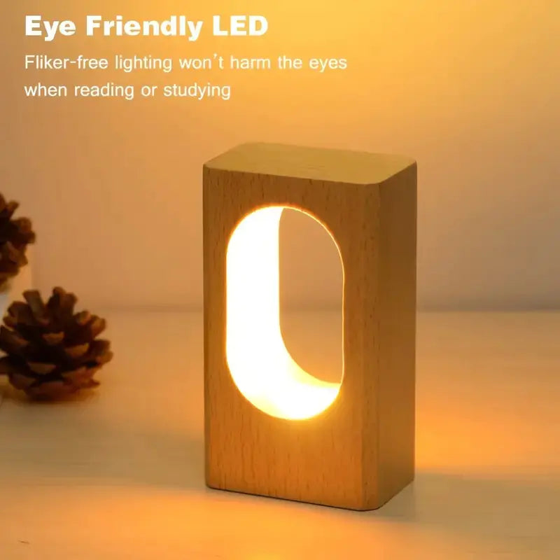 Wood Desk Lamp