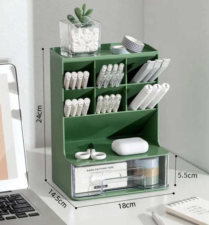 Incline Pen Holder Desk Organizer