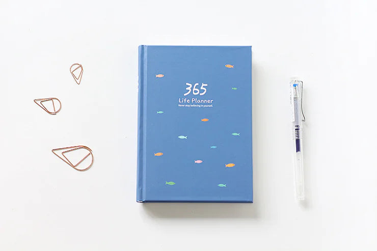 Kawaii 365 Planner Notebook with Colorful Pages