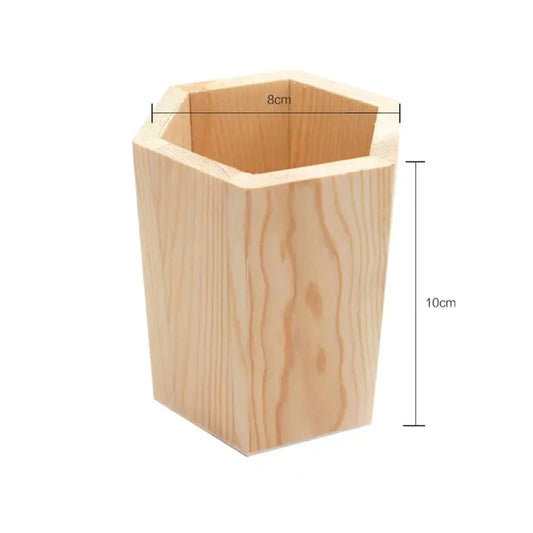 Natural Wood Pen Holder
